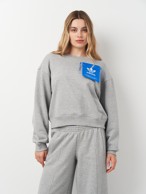 Акція на Світшот оверсайз жіночий Adidas Originals Ksenia Tag Swt IW5666 XS Mgreyh від Rozetka