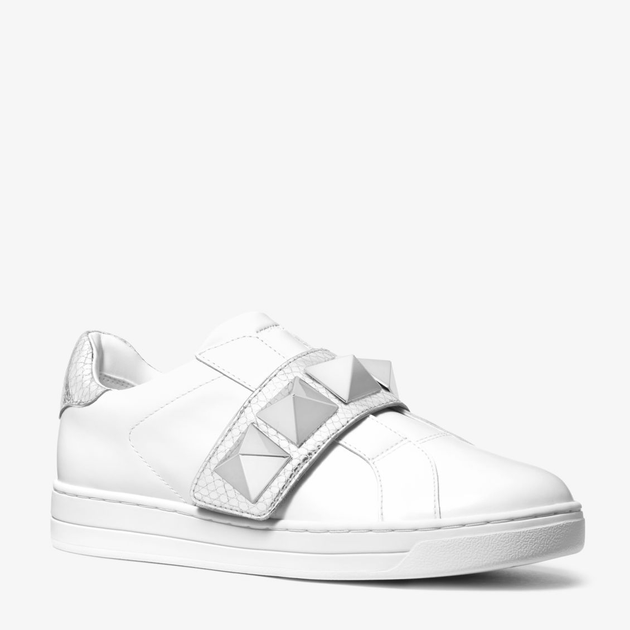 Женские кеды кожаные низкие Michael Kors 867895969 39 (8.5M) 26 см Белые (1159809497) - изображение 2