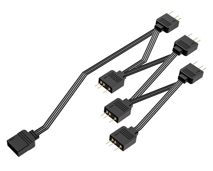 Розгалужувач живлення вентиляторів ID-Cooling Splitter 1-6 14843 - изображение 1