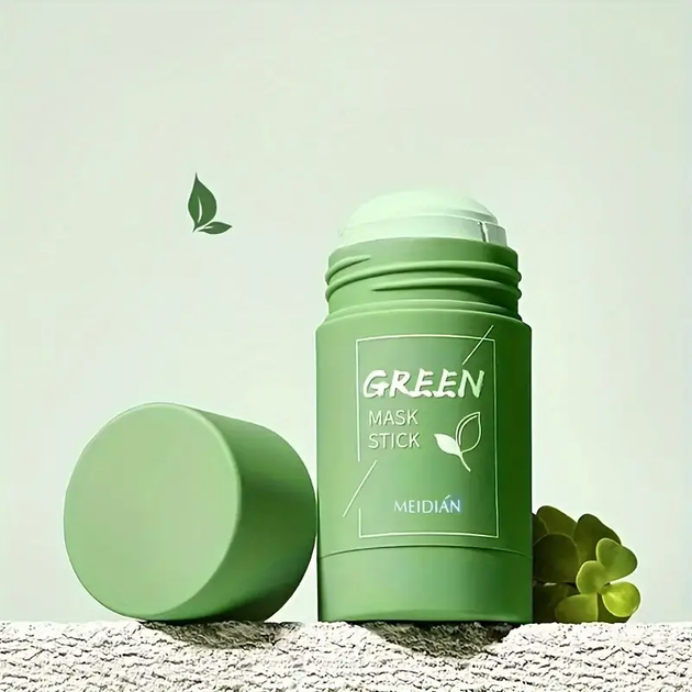 Маска стик для глубокого очищения и сужения пор лица Green Stick Mask с органической глиной и зеленым чаем 40 г - изображение 9