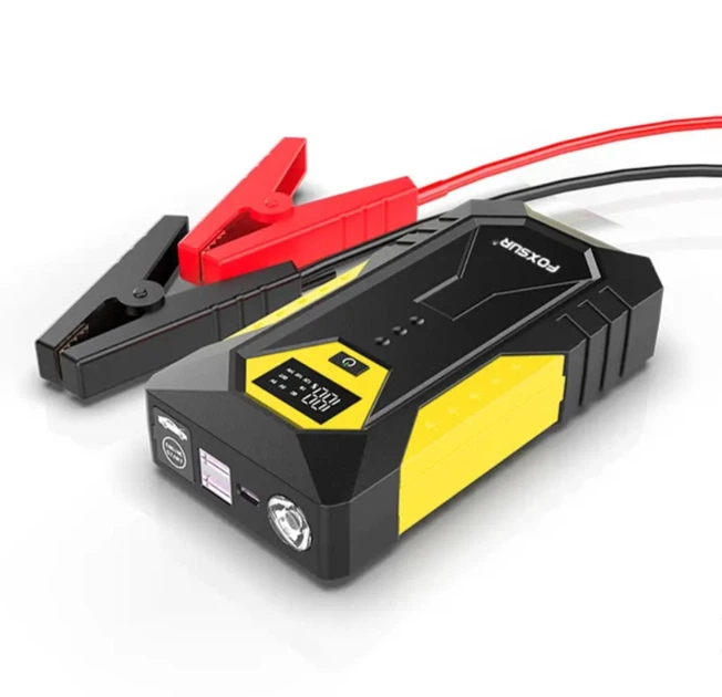 Пускозарядное Устройство Бустер Foxsur FJS-600 Car Jamp Starter 12V 26800 мAч с функцией LED фонарика - изображение 6