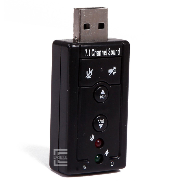 Звуковая карта Ewell USB-SOUND Virtual 7.1 Channel(EW062) - изображение 4