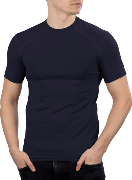 Футболка тактична чоловіча 281z Navy Blue L - зображення 1