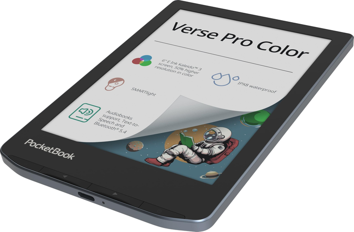 Електронна книга PocketBook 634K3 Verse Pro Color Stormy Sea (PB634K3-1-CIS) - изображение 6