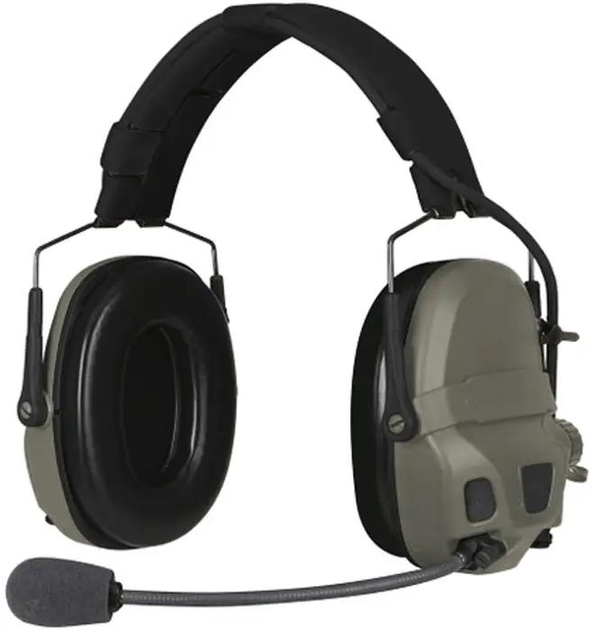 Активные наушники Ops-Core AMP Communication Headset-Connectorized. Верхний держатель. Ranger Green - изображение 1