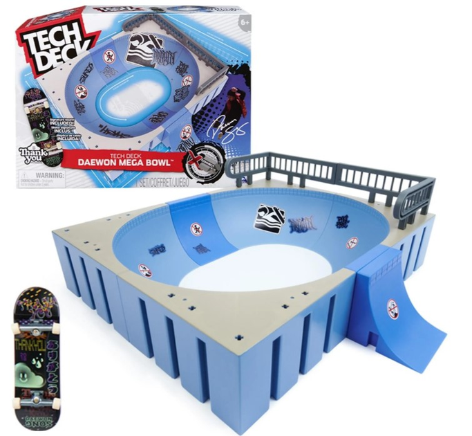 Zestaw do zabawy Spin Master Skate park Tech Deck Daewon Mega Bowl (0778988463048) - obraz 1