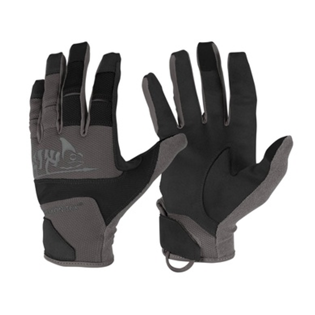 Перчатки тактические Helikon-Tex Range Tactical Gloves Black/Shadov Grey Черные M - изображение 1