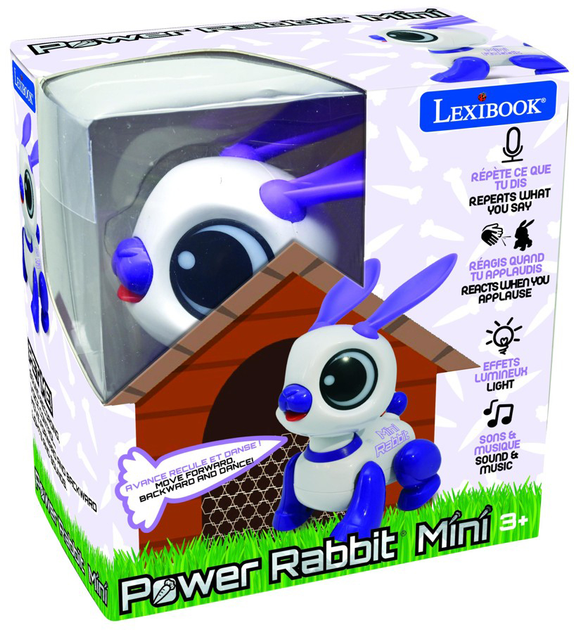 Інтерактивна іграшка Lexibook Power Mini кролик (3380743099835) - зображення 1