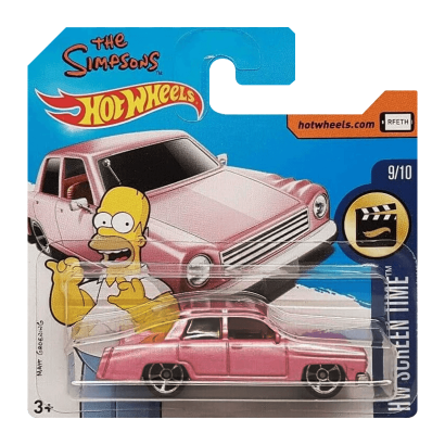 Машинка Базовая Hot Wheels The Simpsons Family Car Screen Time 1