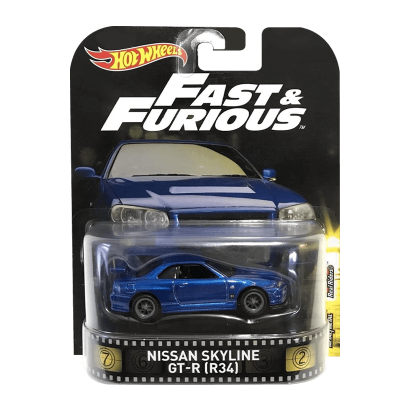 Машинка Premium Hot Wheels Nissan Skyline GT-R (R34) Fast