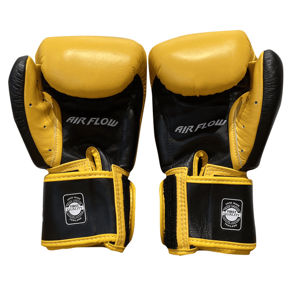 Боксерские перчатки Twins Velcro Mesh Edition BGVLA1 Black Yellow (BGVLA1-BKYE-8oz) - Фото 2 Боксерские перчатки Twins Velcro Mesh Edition BGVLA1 Black Yellow (BGVLA1-BKYE-8oz) - изображение 2