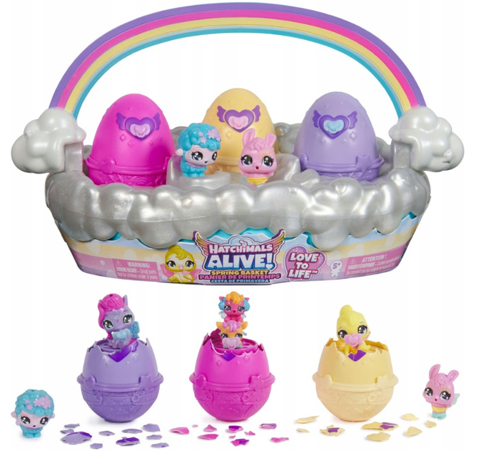 Ігровий набір Spin Master Hatchimals Alive Весняний кошик (0778988496015) - зображення 2