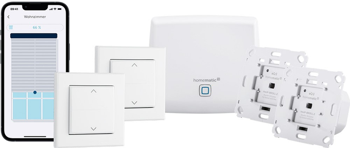 Комплект розумного будинку Homematic IP Starter Set Shading (HmIP-SK20) - зображення 1