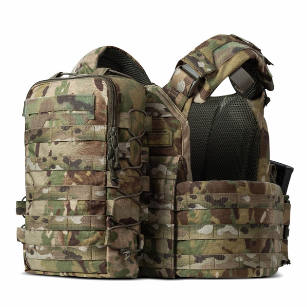 Тактичний рюкзак на 10 л. Кріплення Molle. Cordura 1000D. Мультикам - зображення 2