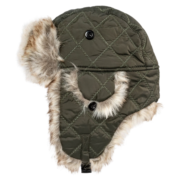 Зимняя шапка ушанка Mil-Tec Olive 12104601 - размер XL-61-62 - изображение 3