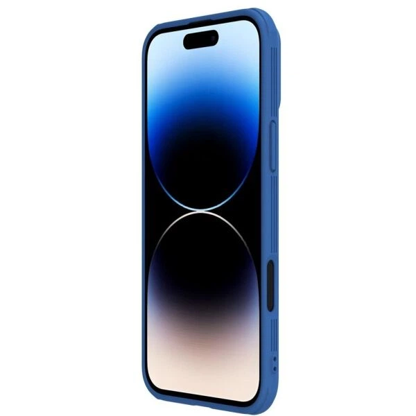 Чехол со шторкой для камеры NILLKIN CamShield Pro для iPhone 16 Pro - Blue - изображение 4