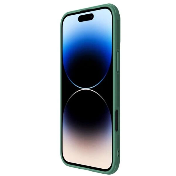 Чохол зі шторкою для камери NILLKIN CamShield Pro для iPhone 16 Pro - Green - зображення 4