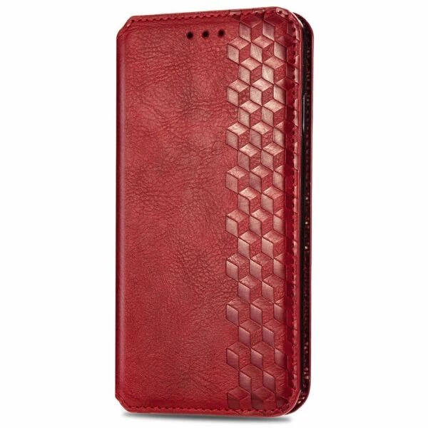 Чохол Deexe Rhombus Wallet для Samsung Galaxy A06 (A065) - Red - зображення 4