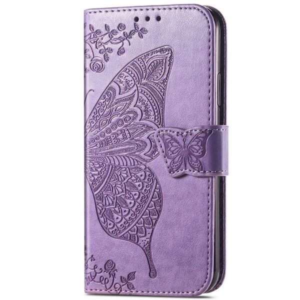 Чохол-книжка з малюнком UniCase Butterfly Pattern для Motorola Moto G85 - Light Purple - зображення 6