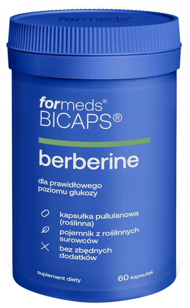 Дієтична добавка Formeds Bicaps Berberine 60 шт (5903148621920) - зображення 1