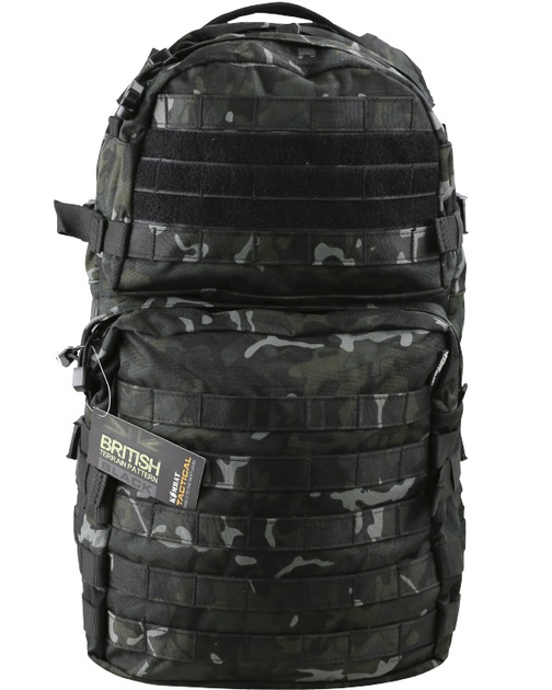 Рюкзак тактичний KOMBAT UK Medium Assault Pack мультикам 40л Чорний - зображення 2