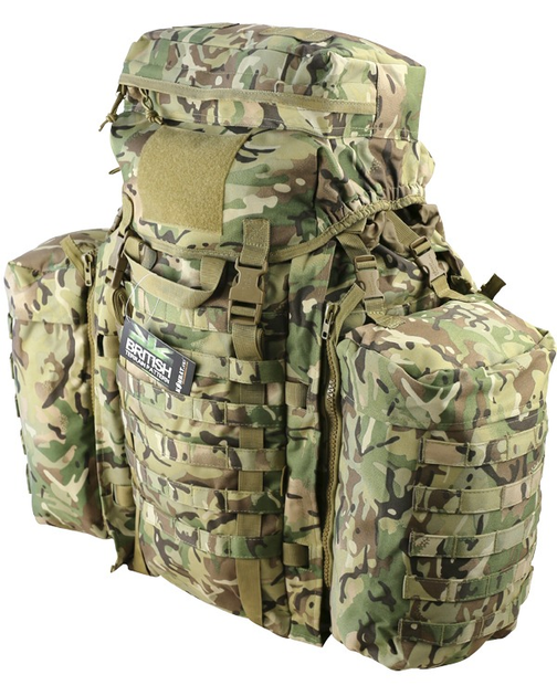 Рюкзак тактичний KOMBAT UK Tactical Assault Pack 90л Мультікам - изображение 1