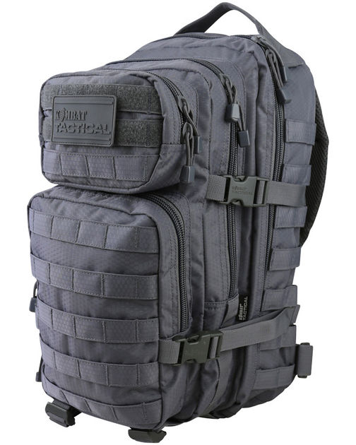 Рюкзак KOMBAT UK Hex-Stop Small Molle Assault Pack 28л Сірий - зображення 1