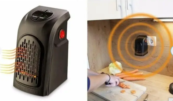 Обогреватель HANDY HEATER с пультом W/R 400 Вт – компактный настенный обогреватель с керамическим элементом и терморегулятором - изображение 5