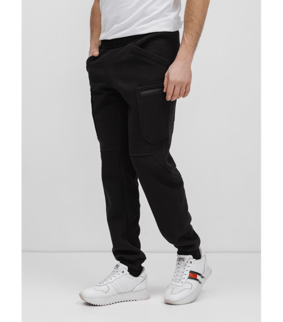 Теплые спортивные штаны - карго - HECTOR - 30681 - XL - Черный - Фото 1 Теплые спортивные штаны - карго - HECTOR - 30681 - XL - Черный - изображение 1