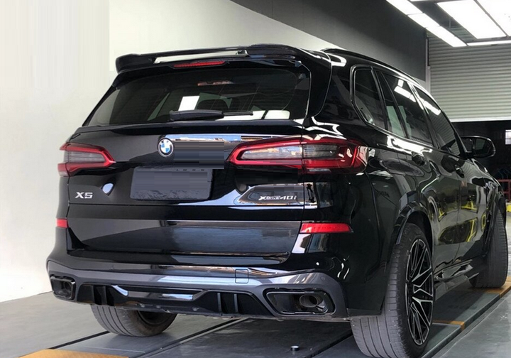 Спойлер на BMW X5 G05 чорний глянсовий ABS-пластик (2019-...) - зображення 3