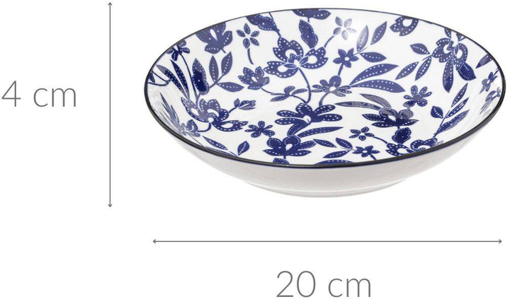 Talerz głęboki do zupy Secret de Gourmet Maria z porcelany ze wzórem kwiatów 20 cm (3560232744044) - obraz 2