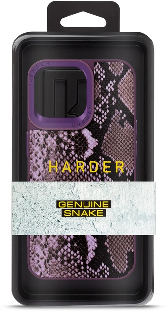 Чехол для смартфона Harder Genuine Snake для Apple iPhone 14 Pro Max Dark Purple (ARM76791) - Фото 3 Чехол для смартфона Harder Genuine Snake для Apple iPhone 14 Pro Max Dark Purple (ARM76791) - изображение 3