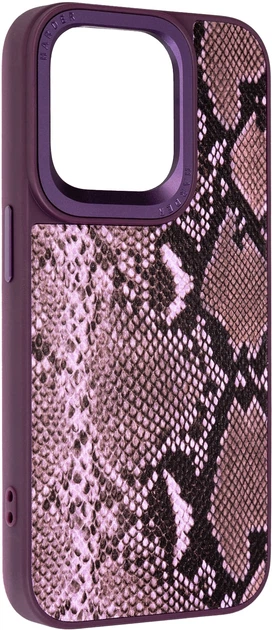 Чехол для смартфона Harder Genuine Snake для Apple iPhone 15 Pro Dark Purple (ARM76782) - Фото 2 Чехол для смартфона Harder Genuine Snake для Apple iPhone 15 Pro Dark Purple (ARM76782) - изображение 2