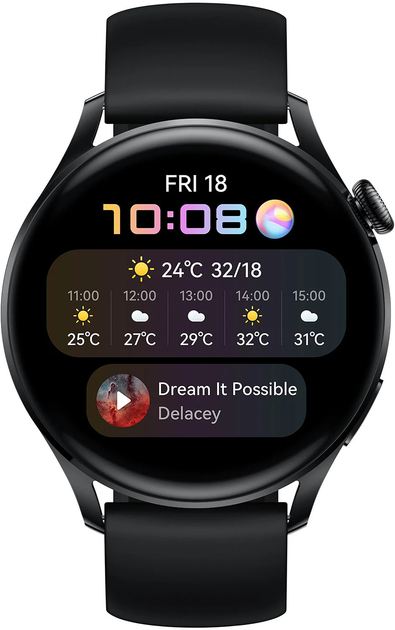 Inteligentny zegarek Huawei Watch 3 Czarny (55026820) - obraz 2