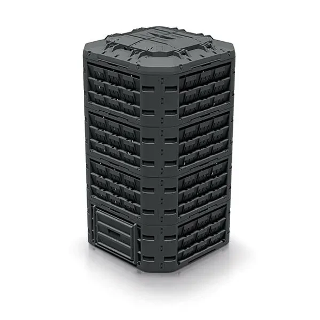 Компостер садовый Prosperplast Compogreen Vario 1250 л Черный Польша - изображение 2