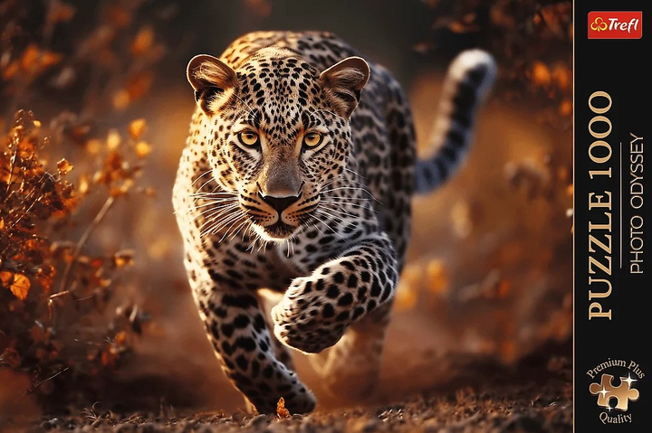 Puzzle Trefl Premium Plus Quality Photo Odyssey: Dziki Leopard 1000 elementów (5900511108187) - obraz 3