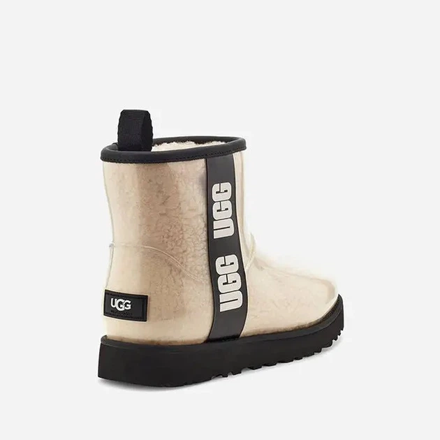 Женские угги UGG Classic Clear Mini Beige Бежевый 37 1113190 - изображение 3