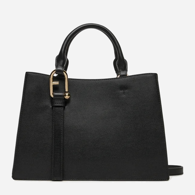 Torebka shopper damska ze skóry naturalnej Furla WB01336BX2045O60001007 Czarna (8050597484143) - obraz 1