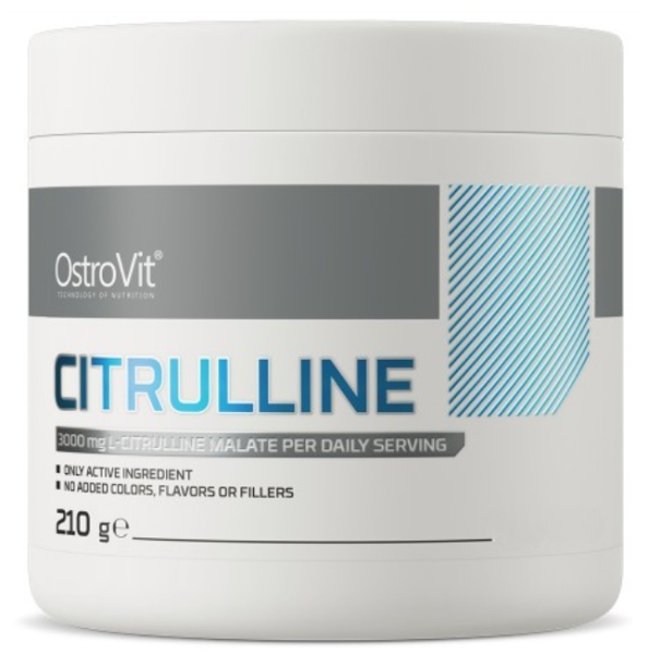 Аминокислота Цитрулин OstroVit Citrulline 210 г Клубника - Фото 1 Аминокислота Цитрулин OstroVit Citrulline 210 г Клубника - изображение 1