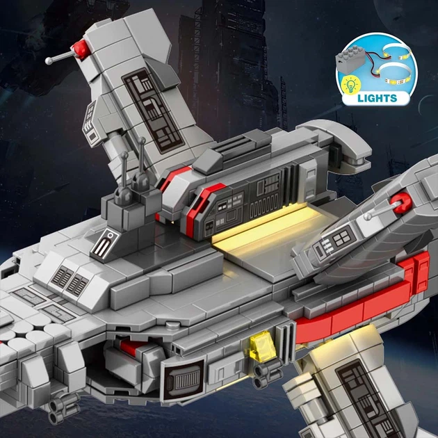 Конструктор A-Toys NO.785 «Lagrange Звездные войны Конусный крейсер» на 1168 деталей ABS-Пластик - изображение 6