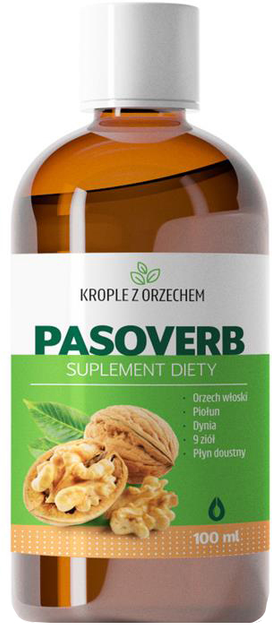 Suplement diety EkoToTu Krople z orzechem Pasoverb 100 ml (5905858925947) - obraz 1