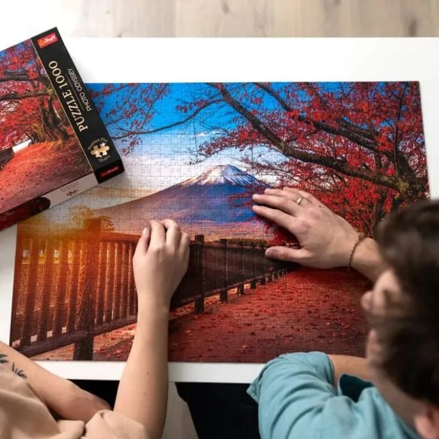 Puzzle Trefl Premium Plus Quality Photo Odyssey: Góra Fuji Japonia 1000 elementów (5900511108170) - obraz 5