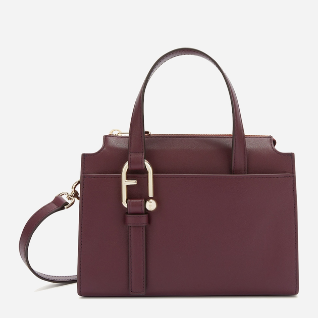 Torebka crossbody damska ze skóry naturalnej Furla WB01337BX20452516S1007 Bordowa (8050597537160) - obraz 1