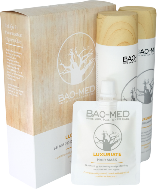 Подарочный набор Bao-Med Luxuriate Шампунь 250 мл + Кондиционер 250 мл + Маска 30 мл (8720865343075) 