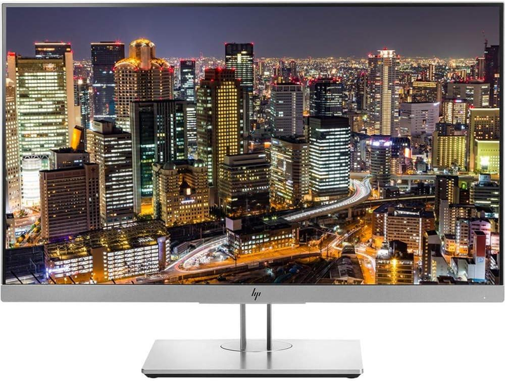 Монітор HP EliteDisplay E243 сірий (23.8" IPS/1920x1080/16:9/VGA HDMI DP/USB) Refurbished - изображение 2