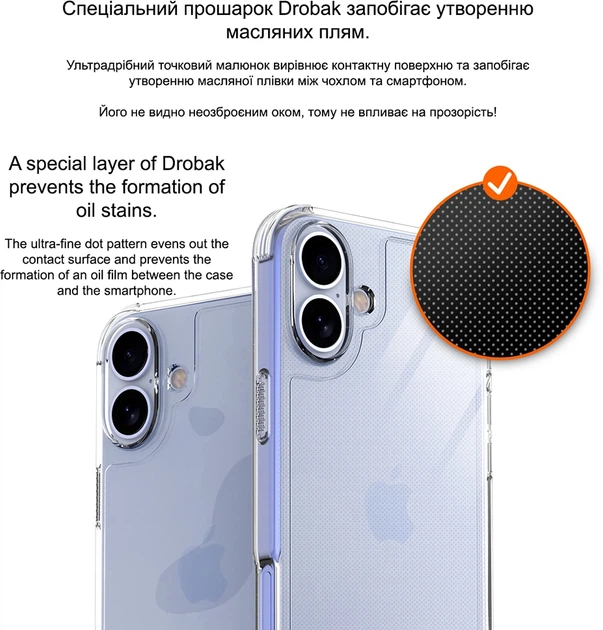 Чехол для смартфона Drobak Acrylic Case with Airbag для Apple iPhone 14 Plus Transparent (949404) - изображение 9