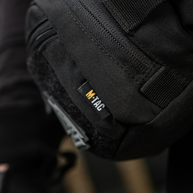 Сумка через плечо поясная армейская M-Tac Companion Bag Small Ranger Black Черный (9143) - изображение 6