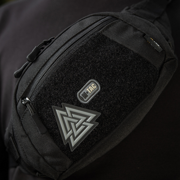 Сумка через плечо поясная армейская M-Tac Companion Bag Small Ranger Black Черный (9143) - изображение 8