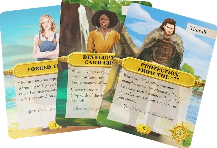 Настільна гра CATAN-The Helpers.Помічники доповнення англійською - Фото 2 Настільна гра CATAN-The Helpers.Помічники доповнення англійською - зображення 2