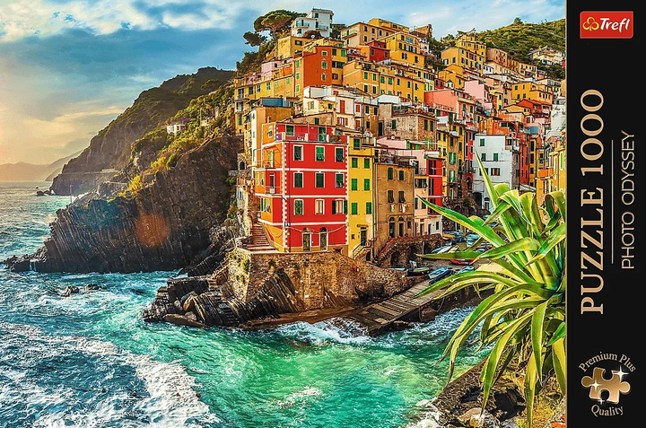 Puzzle Trefl Premium Plus Quality Photo Odyssey: Miasteczko Riomaggiore Włochy 1000 elementów (5900511108552) - obraz 3